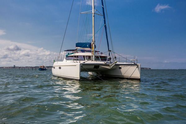 Catamaran à louer au Cap Ferret