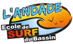 Logo de l'Andade école de surf du Bassin