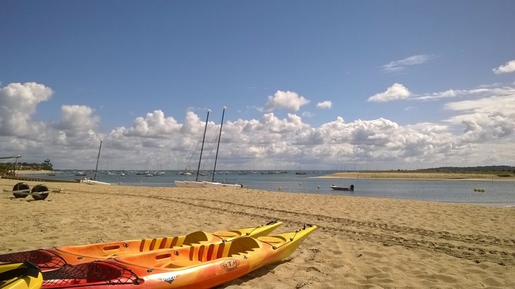 Canoé kayak sur le Bassin d'Arcachon depuis le Cap Ferret