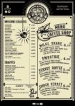 Carte de Ferret Coffee Shop au Cap Ferret