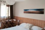 Chambre parentale de la chambre d'hôte l'Océane au Cap Ferret