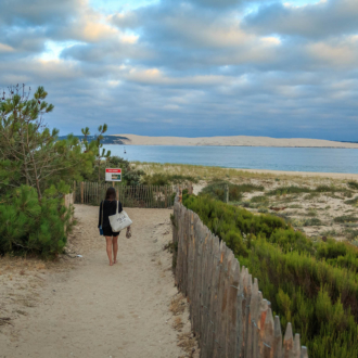 Chemin de la plage de la Pointe du Cap Ferret