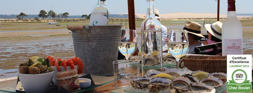 Dégustation huitres Chez Boulan Cap Ferret