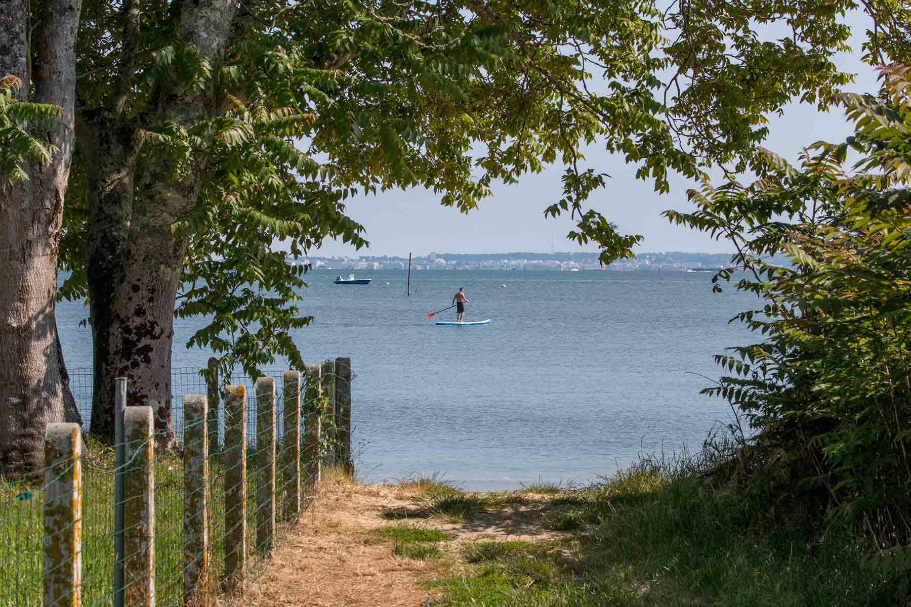 Stand up paddle sur le Bassin d'Arcachon à Claouey