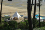 Le Club Baloo sur la plage de Bertic à Claouey, Lège-Cap Ferret