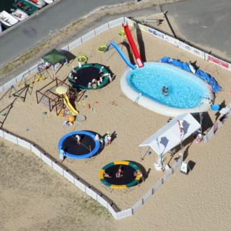 Club de plage pour enfants à la plage de la Vigne au Cap Ferret