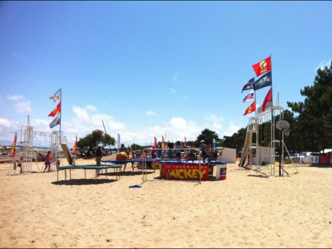 Le Club Mickey du Phare sur la plage du village du Cap Ferret