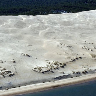 Vue aérienne de la Dune du Pilat