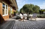 Terrasse de l'hotel des dunes