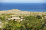 Vue aérienne de l'Hotel niché au creux de la dune