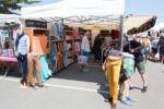 Boutique de vetement pour homme sur le marché du Cap Ferret