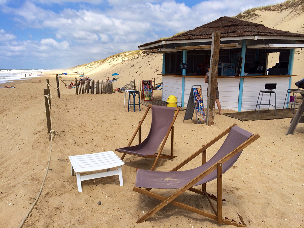 La Pailotte plage de la Garonne au Cap Ferret