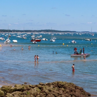 Baignade à La Vigne au Cap Ferret