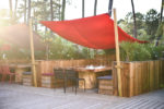 La terrasse du restaurant le Red Store sur la presqu'ile du Cap Ferret