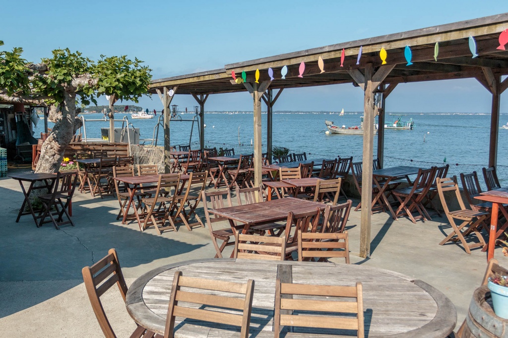 Les pieds dans l'eau au Four Cap Ferret