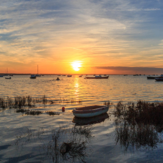 Lever de soleil sur le Bassin d'Arcachon