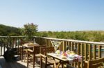 Balcon terrasse à l'Hôtel des Dunes au Cap Ferret