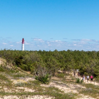 Le phare du Cap Ferret depuis la dune