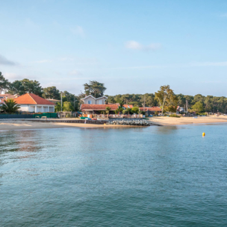 Plage de la jetée à Grand Piquey au Cap Ferret