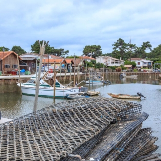 Port ostréicole de Piraillan au Cap Ferret