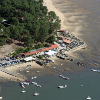 Quartier ostréicole du village de Claouey au Cap Ferret