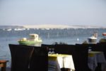 Restaurant l'Escale au Cap Ferret avec vue sur la dune du Pilat