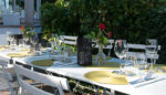 Table du restaurant le Port d'Attache au Cap Ferret