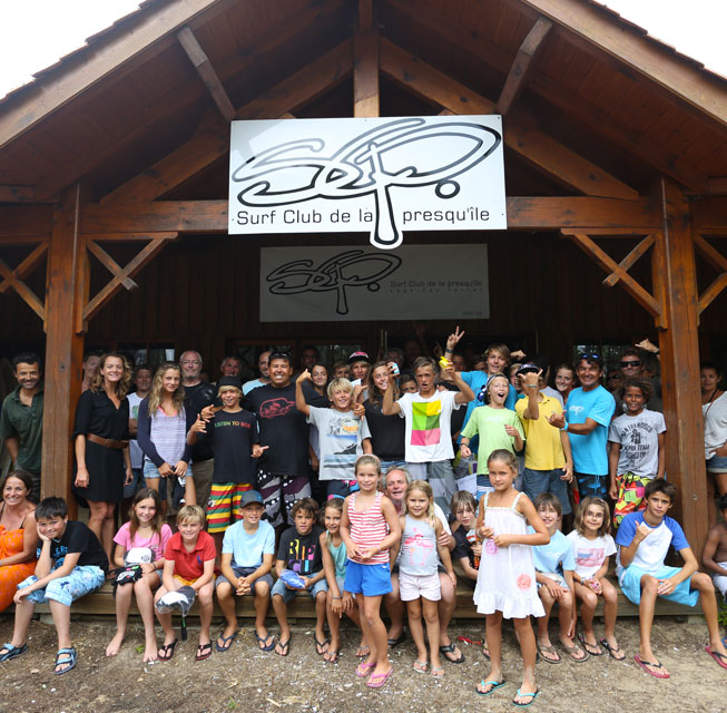 Membres du Surf Club de la Presqu'ile