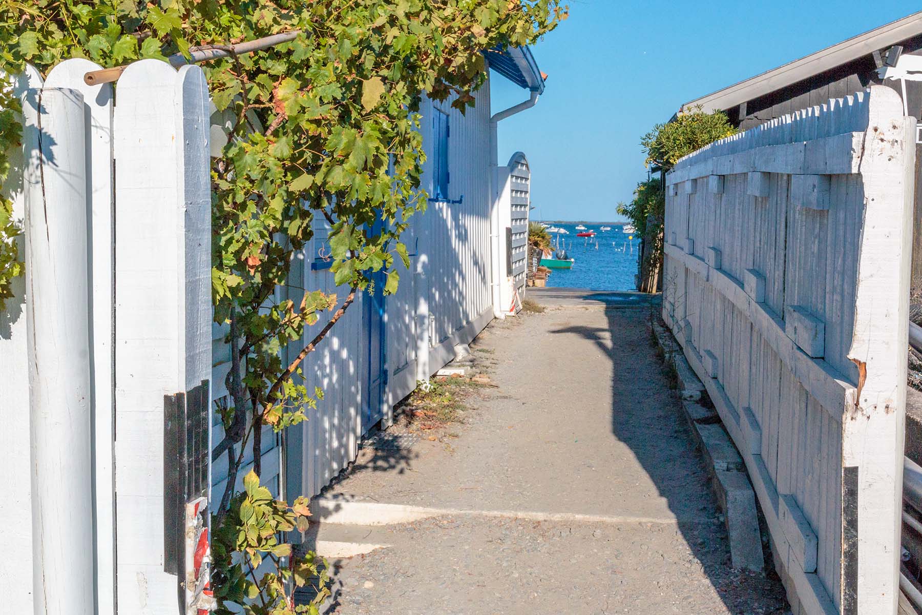 Quartier ostréicole du Canon au Cap Ferret