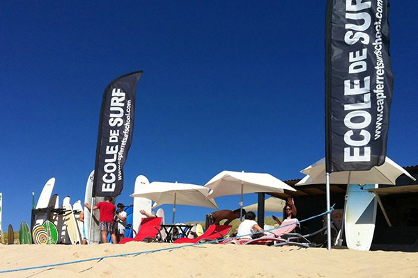 Cap Ferret Surf School école de surf plage du Truc Vert