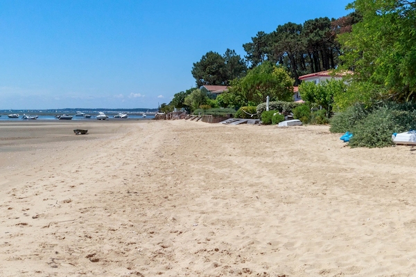 Plage des Jacquets sur la presqu'ile de Lège Cap Ferret