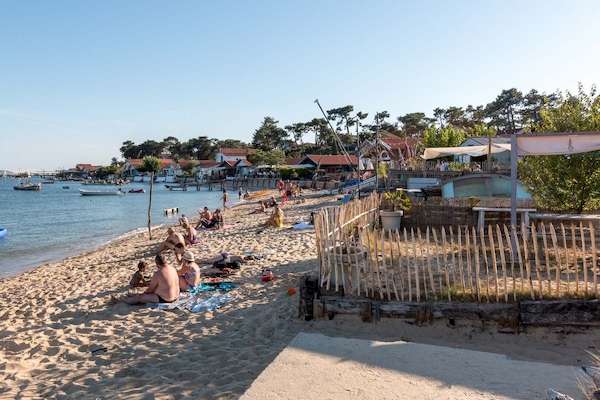 Plage du Canon sur la presqu'ile de Lège Cap Ferret