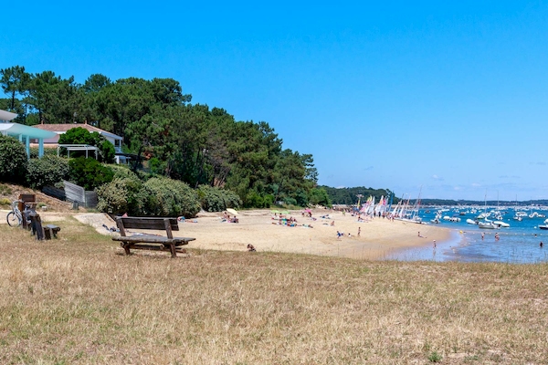 Plage de la Vigne sur la presqu'ile de Lège Cap Ferret