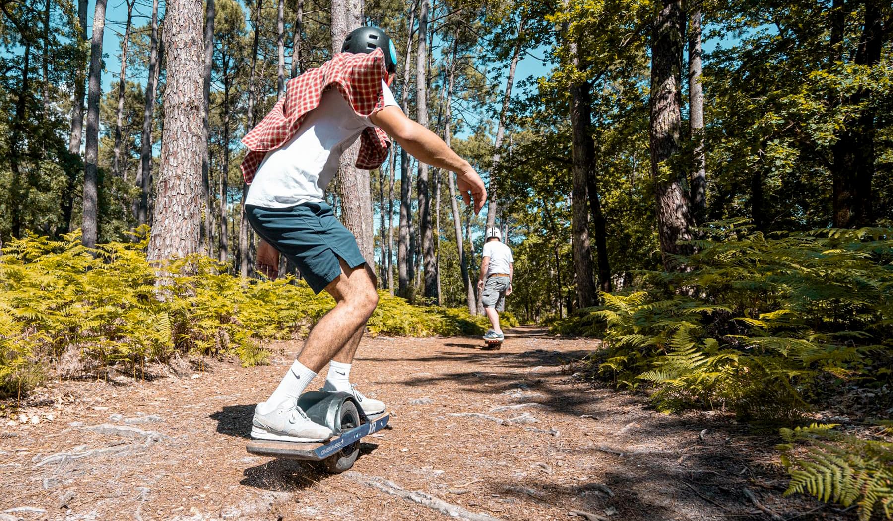 Balade en forêt au Cap Ferret en Onewheel