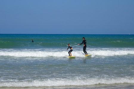 Cours de surf pour enfant au Cap Ferret